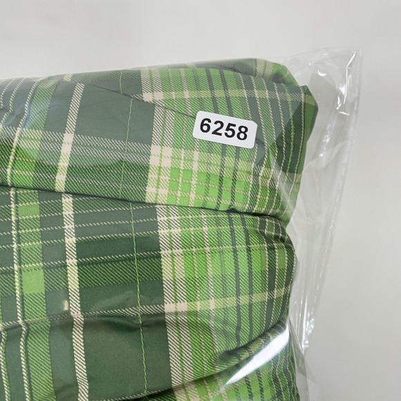 Patagonia Jacket Infant 6M Green Plaid Hooded Sherpa Fleece Lined Winter Outdoor - Picture 12 of 13